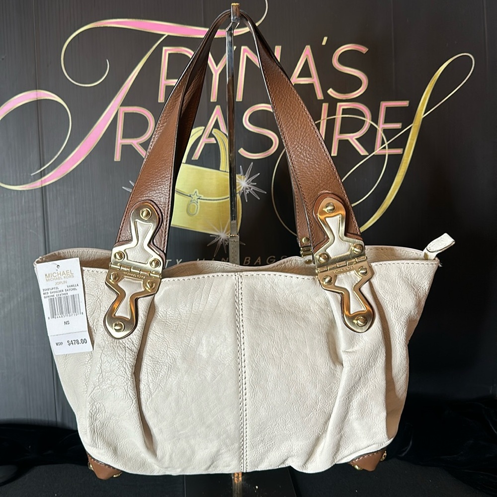 Michael Kors Medium Leather Satchel